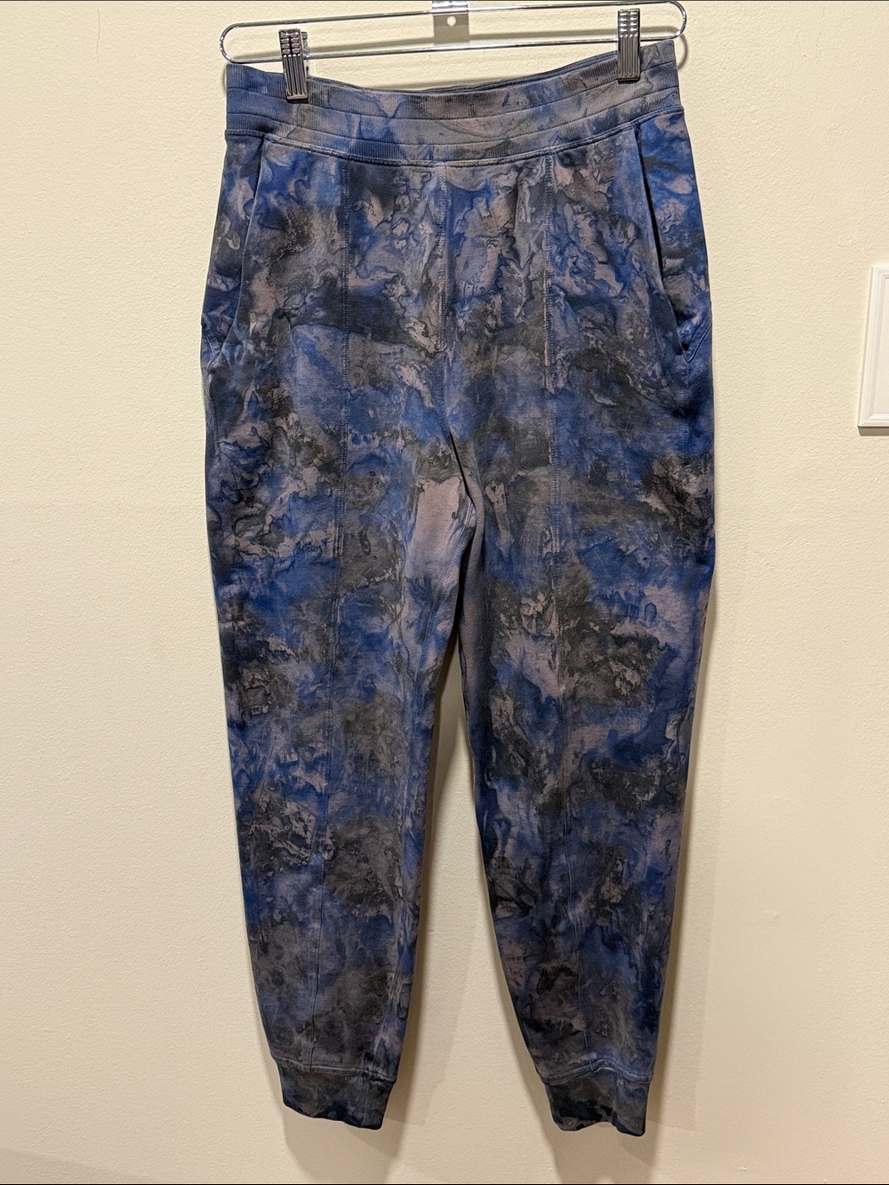 LIKE NEW Lululemon Align High Rise Jogger 6 Diamond Dye Blue Black Pants 26"